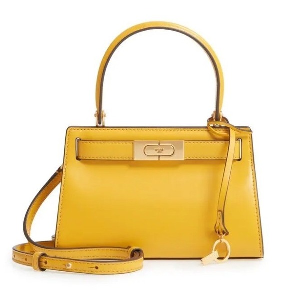 Tory Burch Handbags - Tory Burch Lee Radziwill Petite Bag in Lemon Drop